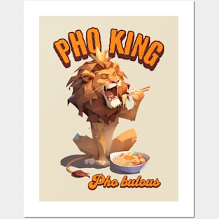 Pho King Pho bulous lion Posters and Art